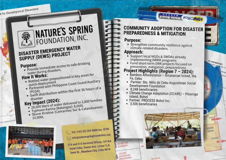 Water, Hope, and Resilience: NSFI’s Disaster Risk Reduction in Action